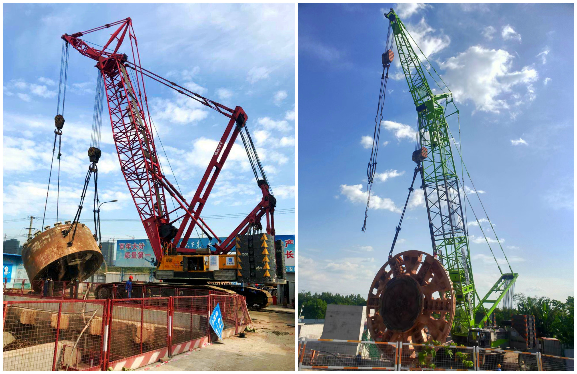 成都巨象地鐵盾構吊裝案例集錦